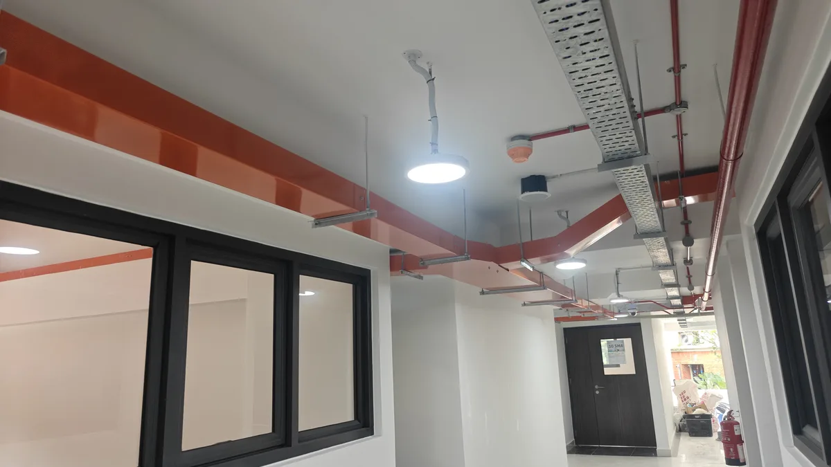 Corridor M&E works