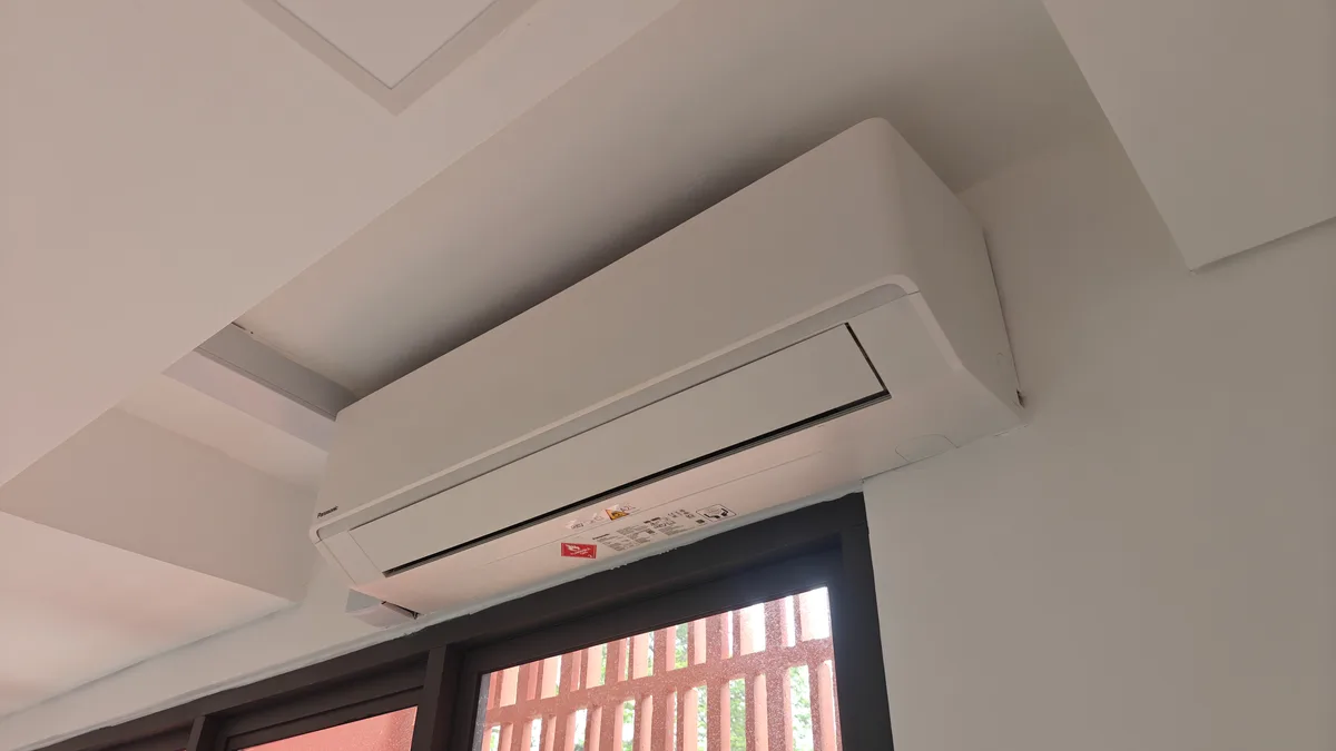 Panasonic wall unit installation
